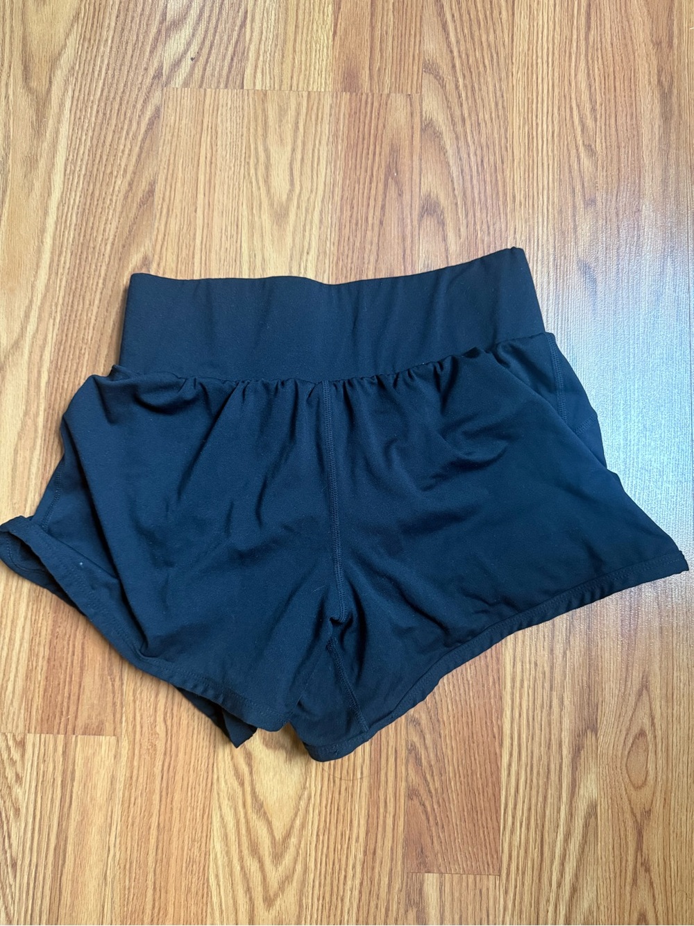 Fabletics Black High-Waist Athletic Shorts